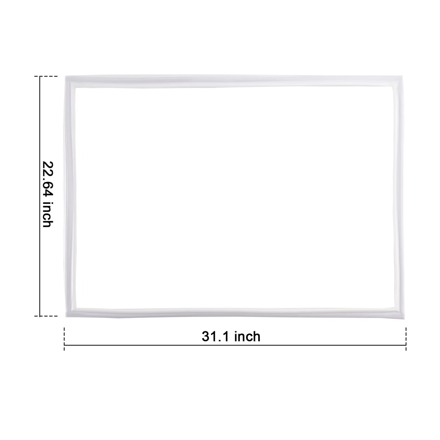 2 pezzi W10443315 Guarnizione porta congelatore per frigorifero Kenmore W10571962 W10130894