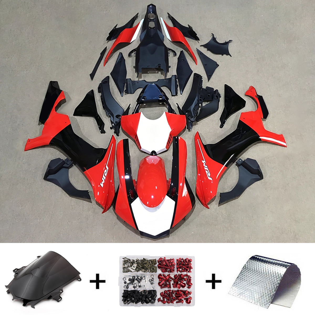 Kit carenatura in plastica ABS a iniezione adatto per Yamaha YZF 1000 R1 2015-2019