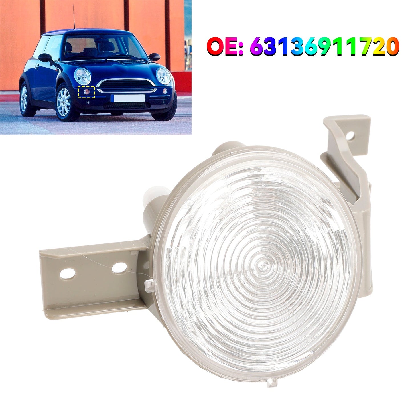 Le migliori offerte per Indicatore luminoso anteriore destro lampeggiante lente trasparente 63136911720 per Mini Cooper sono su ✓ Confronta prezzi e caratteristiche di prodotti nuovi e usati ✓ Molti articoli con consegna gratis!