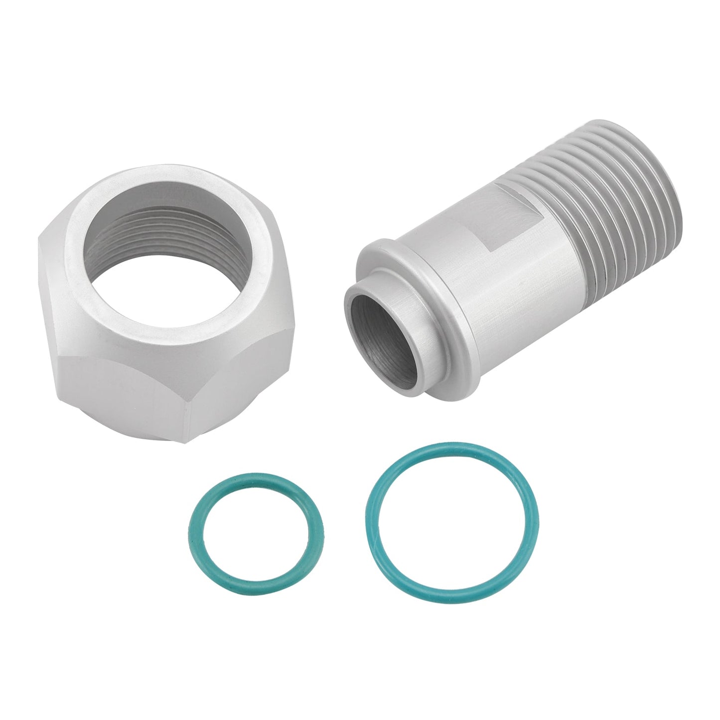 Adattatore A/C da femmina n. 12 (3/4) a maschio n. 10 (5/8) per tubo flessibile dell'accumulatore dell'essiccatore