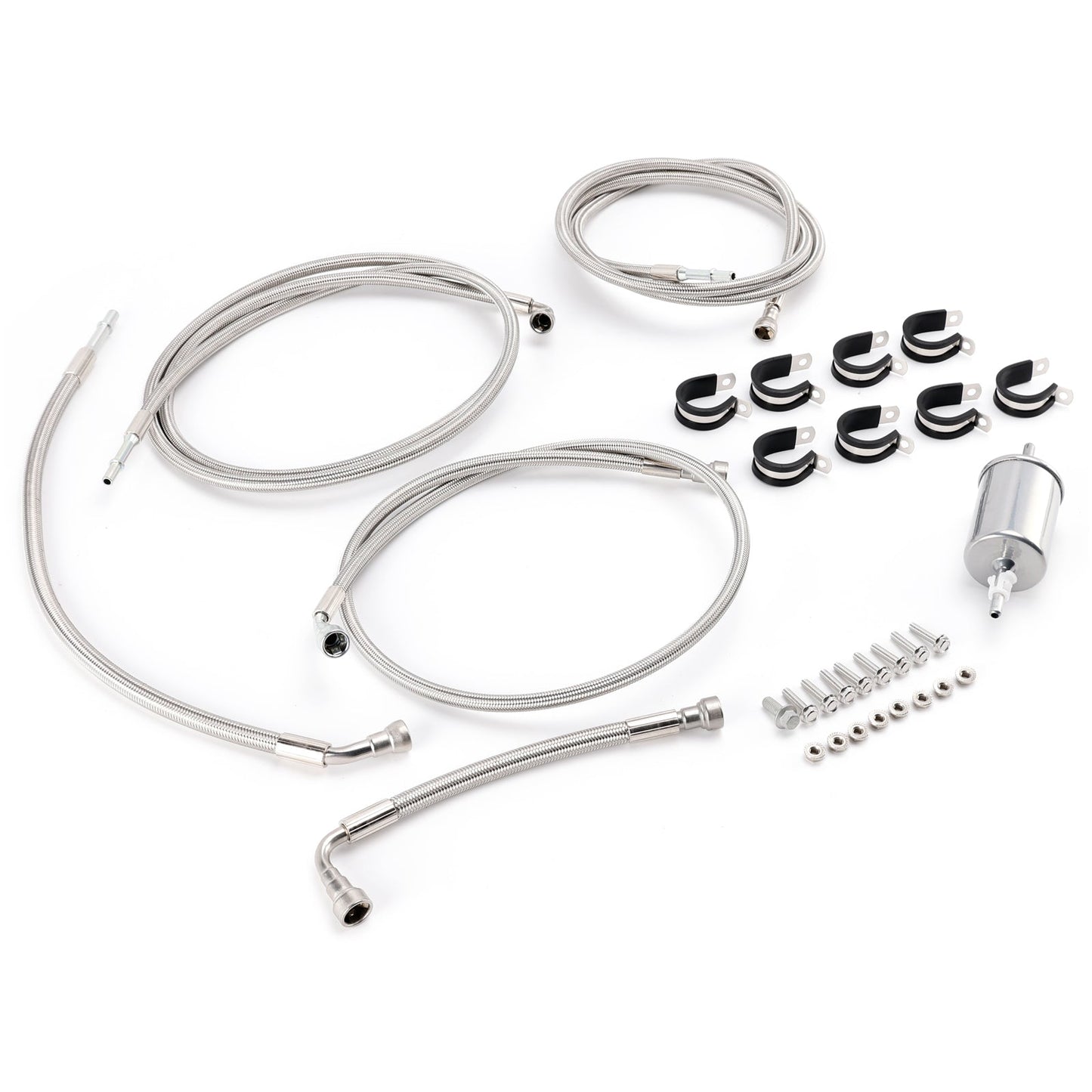 Kit tubi carburante intrecciati in acciaio inossidabile per Tahoe Suburban 1500 (anni 2002-2004) - Codice articolo: 819823
