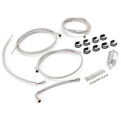 Kit tubi carburante intrecciati in acciaio inossidabile per Tahoe Suburban 1500 (anni 2002-2004) - Codice articolo: 819823