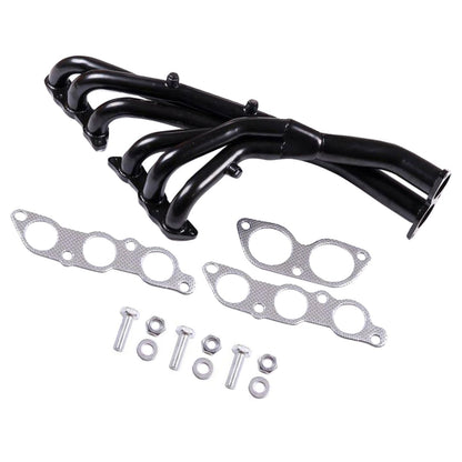 Collettore di scarico in acciaio inossidabile per Lexus IS300 2001-2005 3.0L, nero