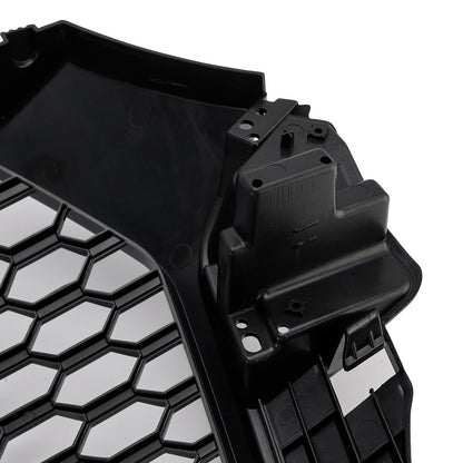 Griglia anteriore a nido d'ape Audi Q3 RSQ3 Style 2016-2018, nero lucido