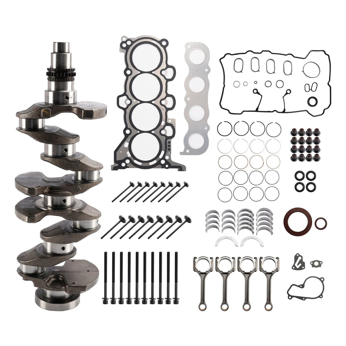 Kit di revisione e ricostruzione del motore Hyundai Kona (OS) G4NH 2.0L 2017-2020, bielle e albero motore 231102E510