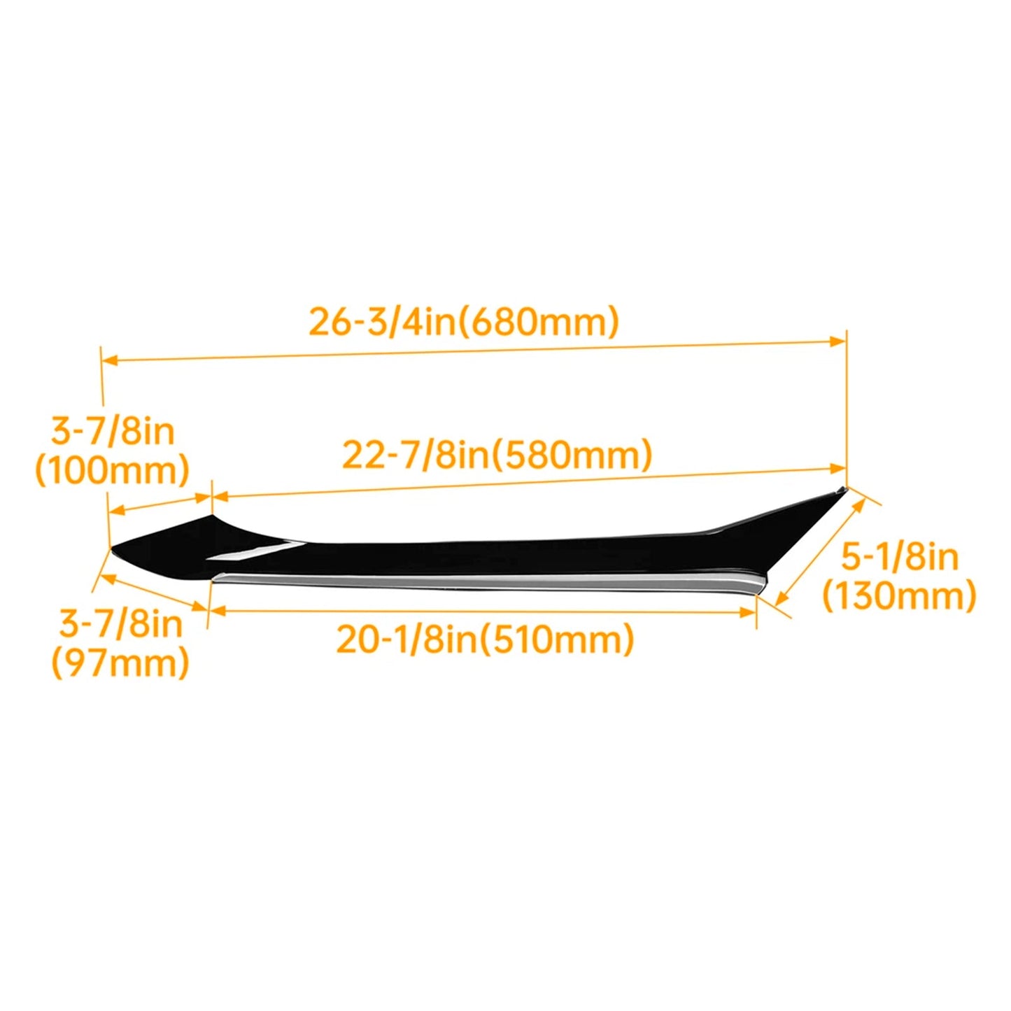 Modanatura montante posteriore sinistro NISSAN MAXIMA 2016-2021 78873-9DJ1A