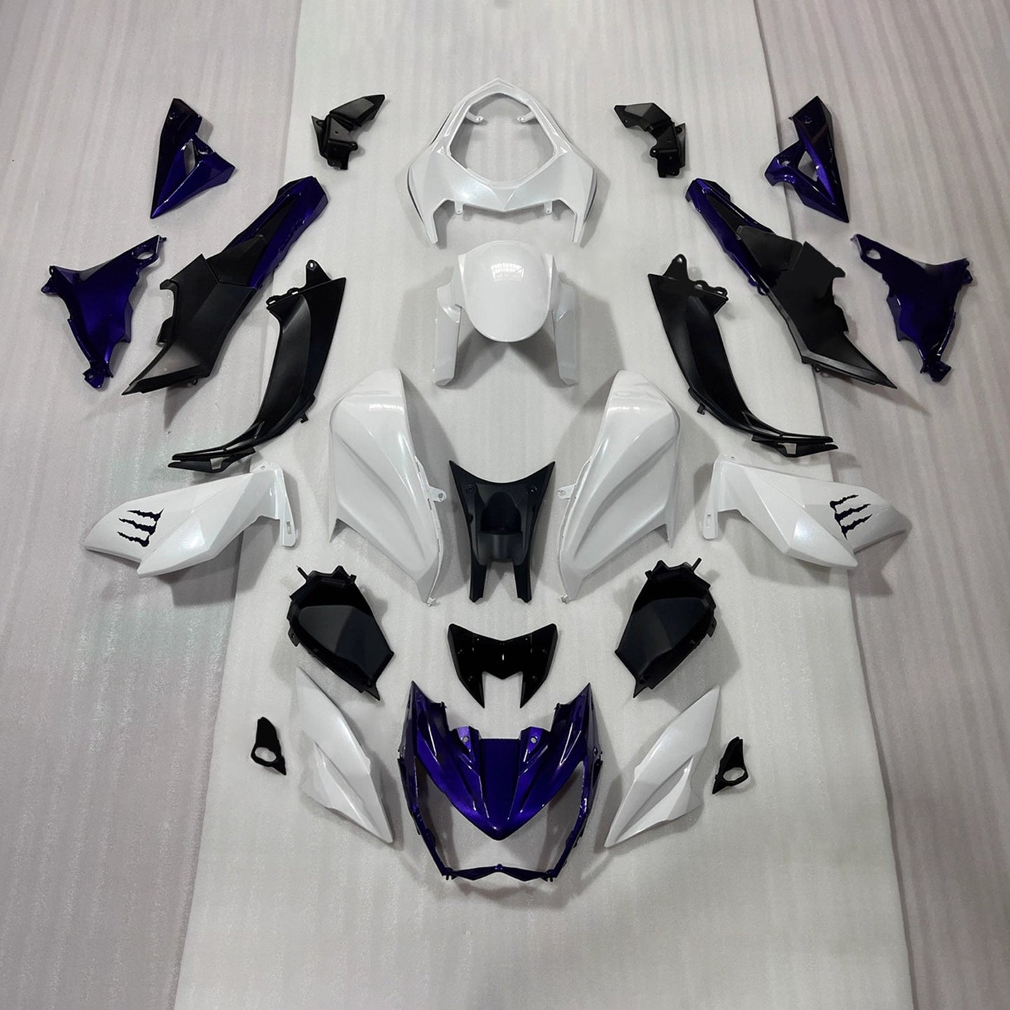 Kit carenatura iniezione in plastica ABS adatto per Kawasaki Z800 2013-2018