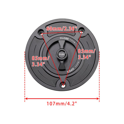 TAPPO CARBURANTE A ROTAZIONE RAPIDA PER SUZUKI GSX GSF 650 1250 BANDIT GSX1300R HAYABUSA