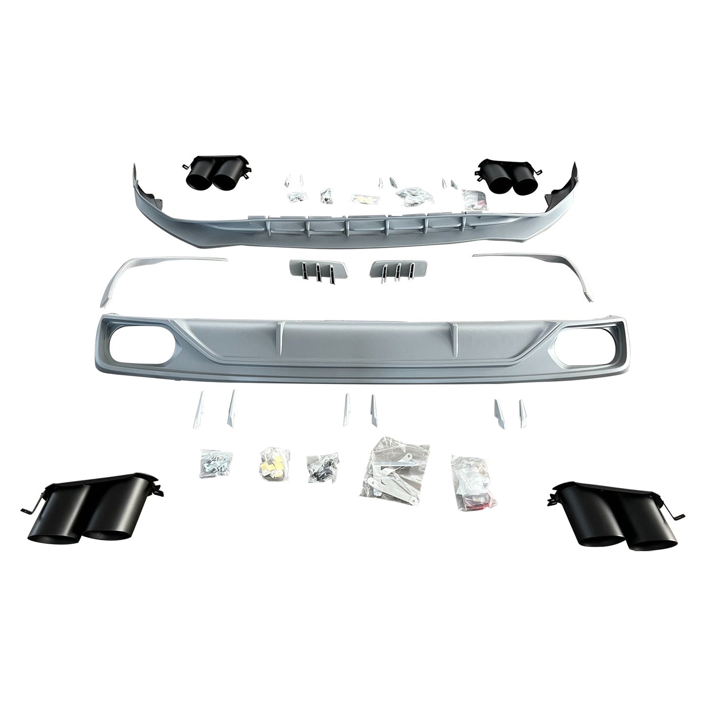 Kit carrozzeria e paraurti in stile ABT per Audi Q8 S-Line MK1 2018-2023.