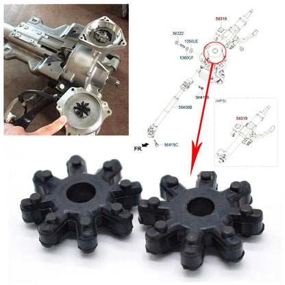 2x Giunto flessibile per piantone dello sterzo per Hyundai Elantra Kia Optima 563152K000FFF