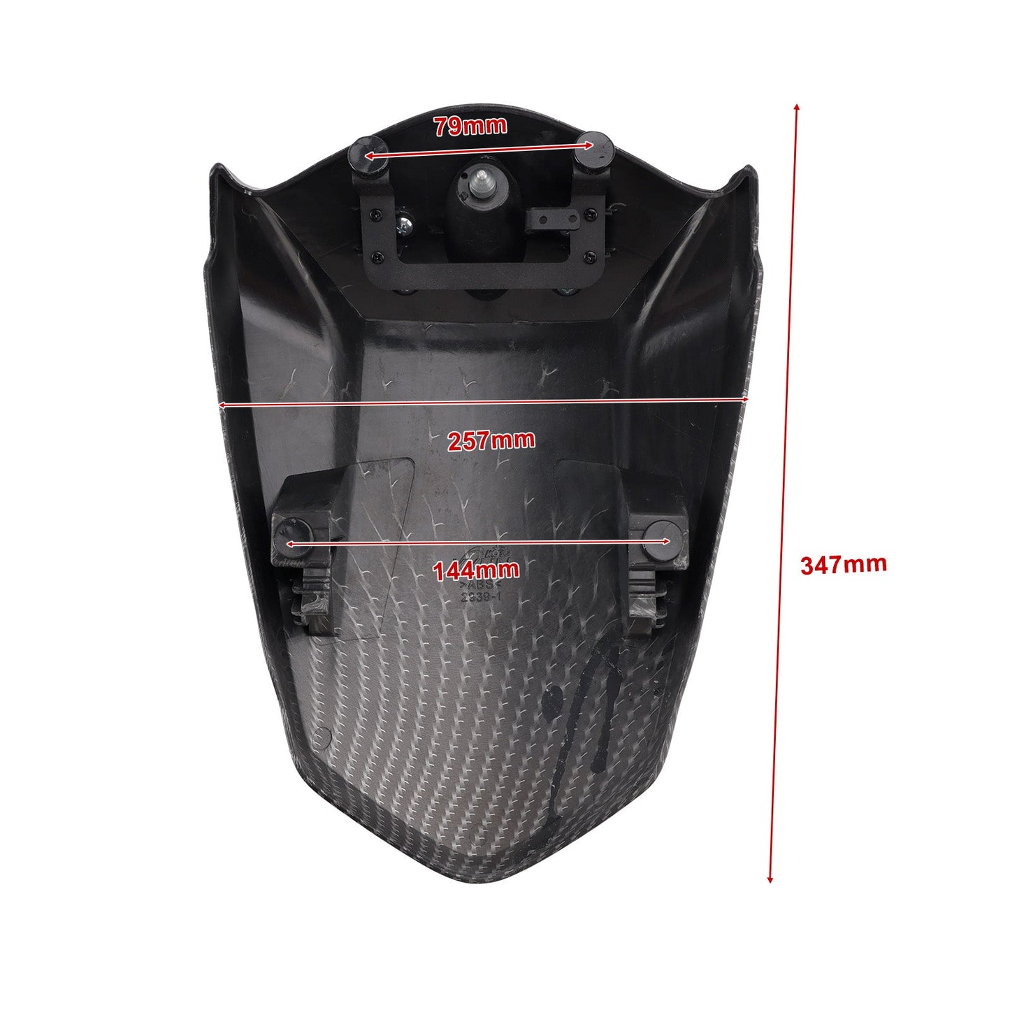 2014-2019 Per 1290 Super Duke R Copertura sedile passeggero posteriore Cupolino