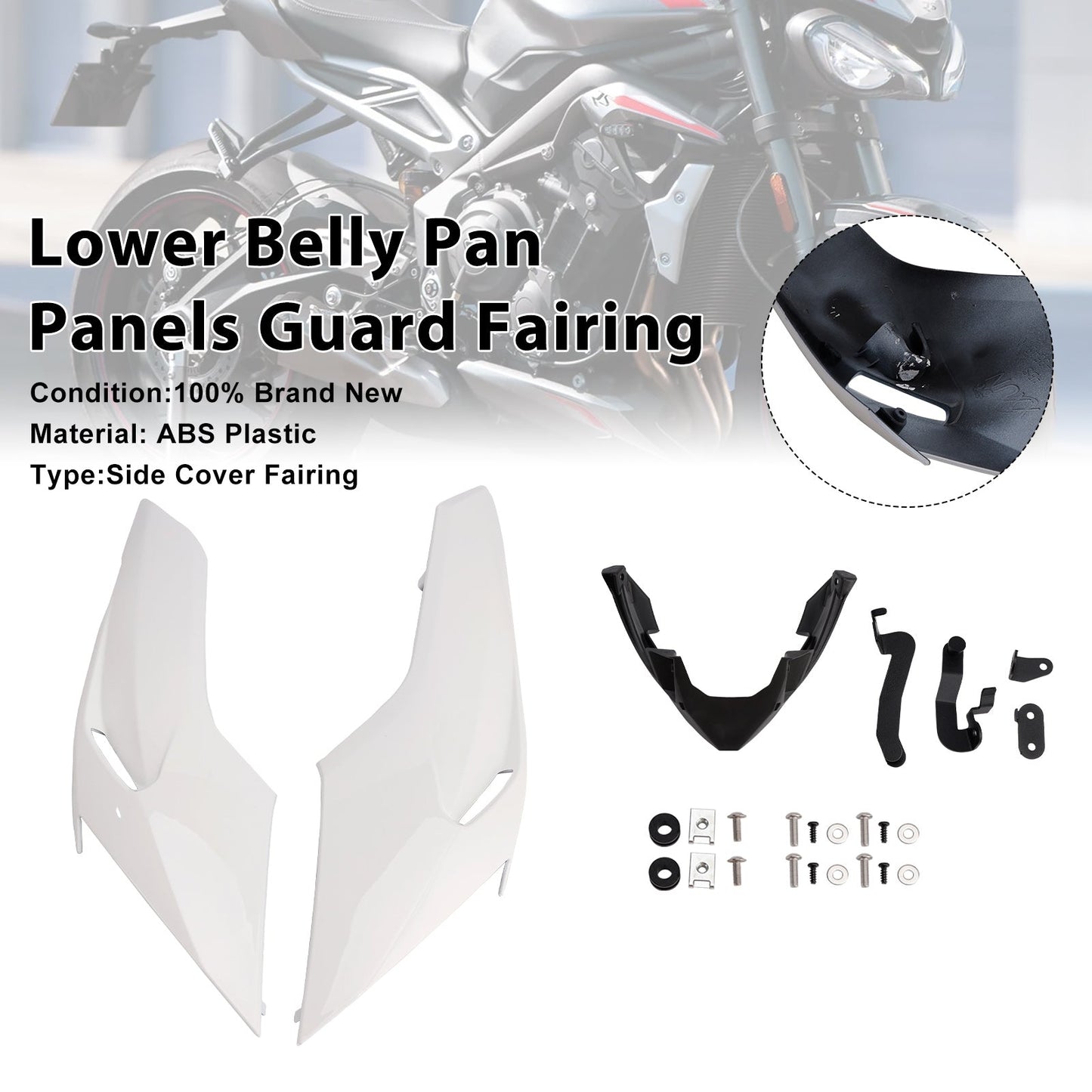 Pannelli inferiori di protezione della carenatura per Street Triple 765 R/RS 2020-2022