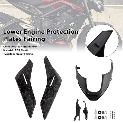 Pannelli inferiori del motore Street Triple 765 R/RS 2023-2025, carenatura protettiva