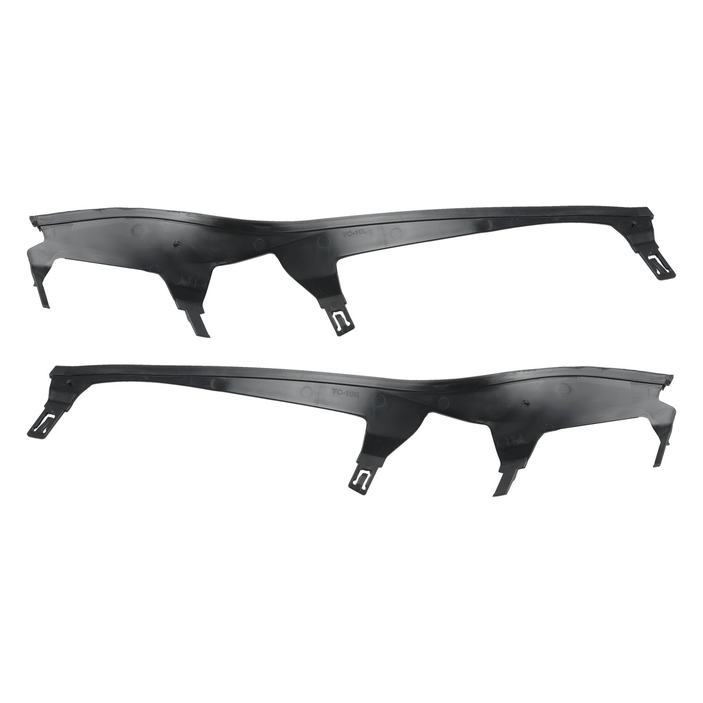 Coppia set di strisce di copertura faro superiore L+R per BMW 3 E46 COUPE CABRIO LCI