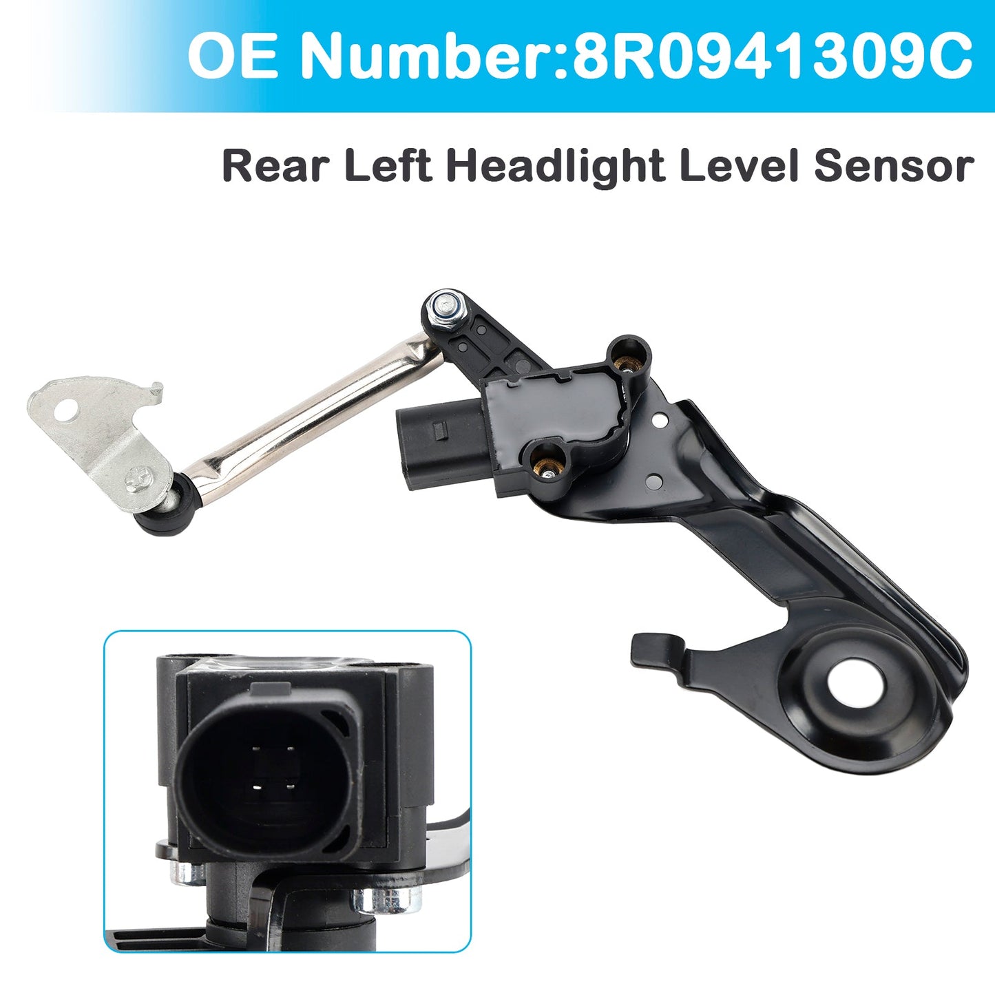 Sensore di livello del faro posteriore sinistro 8R0941309C per Audi A6 C7 A7 Q5 8RB