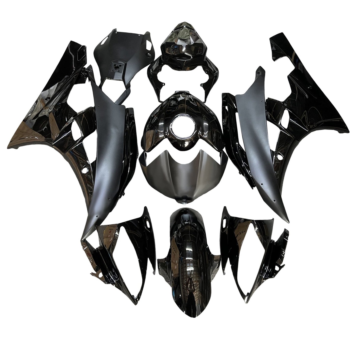 Kit carenatura iniezione plastica ABS per Yamaha YZFR6 YZF-R6 2006-2007