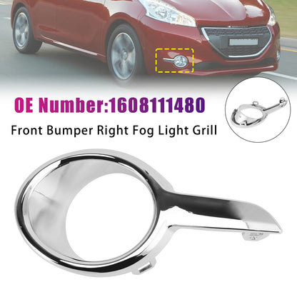 Griglia fendinebbia anteriore destra 1608111480 per Peugeot 208 2012-2015