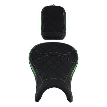 Kit sella pilota e passeggero posteriore inferiore verde per Kawasaki Eliminator 500 2024-2025