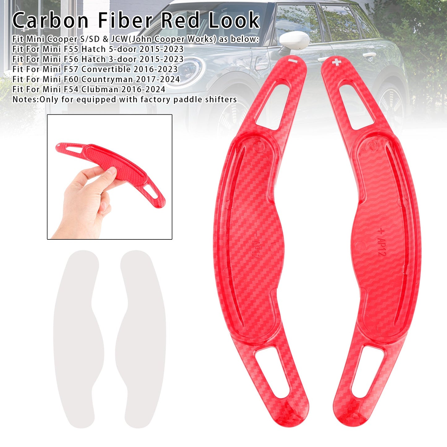 Estensione del cambio al volante per Mini F54 F55 F56 F57 F60 2014-2022
