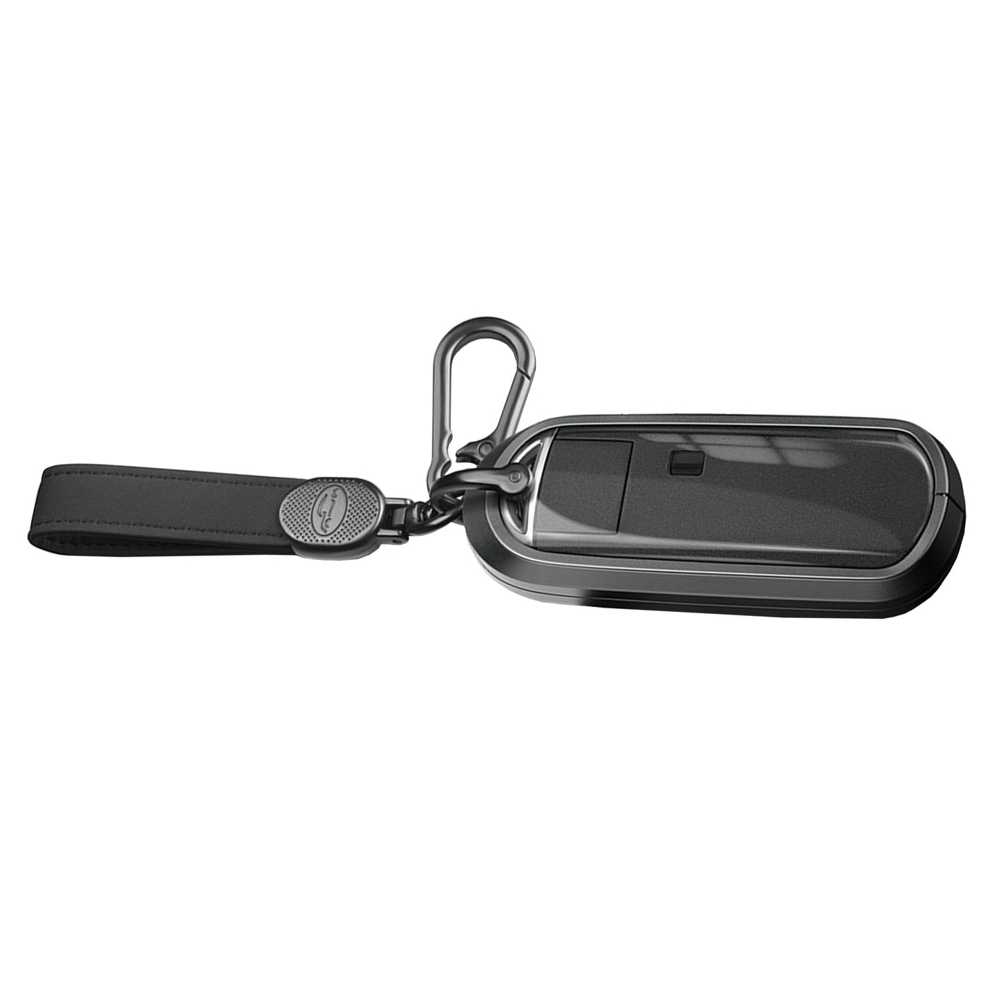 Custodia per chiave auto in TPU nero in lega di alluminio con fibbia per Mazda CX-4 CX-5