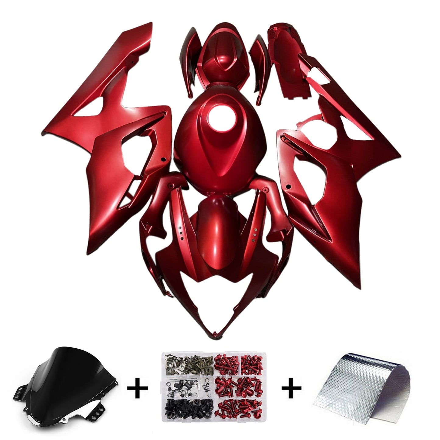 Kit carenatura iniezione plastica ABS per Suzuki GSXR1000 2005-2006 K5