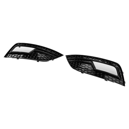 Griglia di copertura fendinebbia nera Audi A4 B8.5 2013-2015, paraurti standard