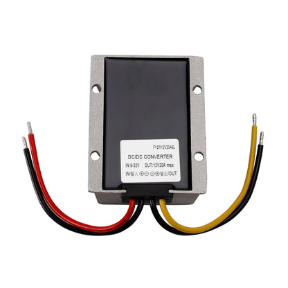 Regolatore di alimentazione per auto stabilizzatore di tensione DC-DC da 6-32 V a 12 V 20 A impermeabile