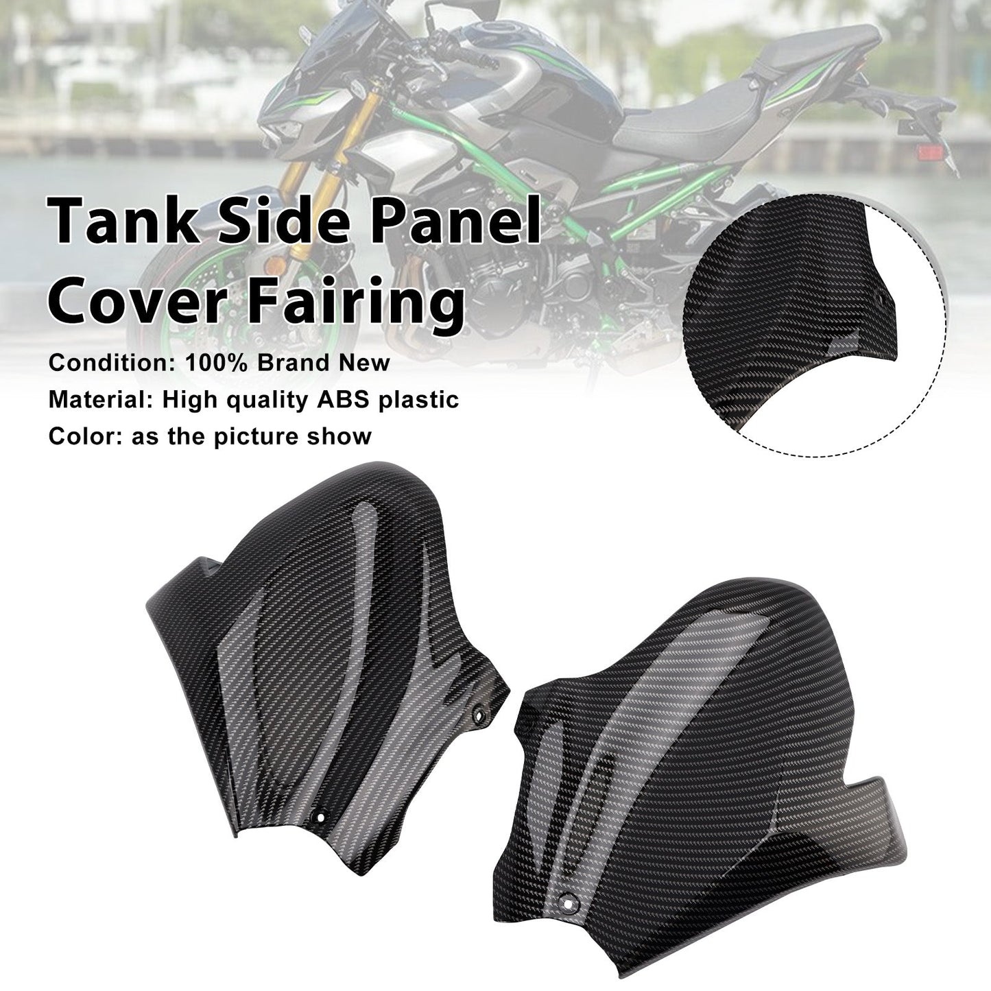 Copertura laterale del serbatoio per Kawasaki Z900 2025-2026