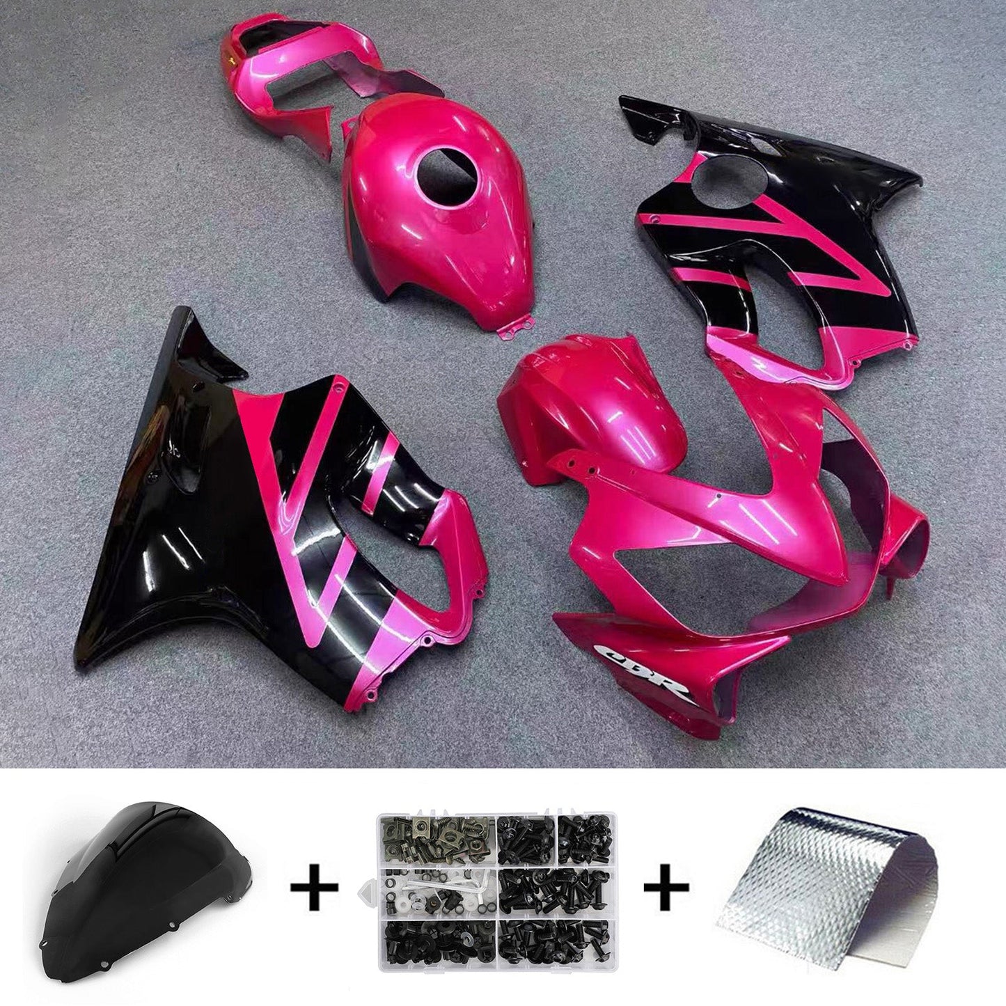 Kit di carene in plastica ABS stampate a iniezione per Honda CBR600 F4i 2001-2003