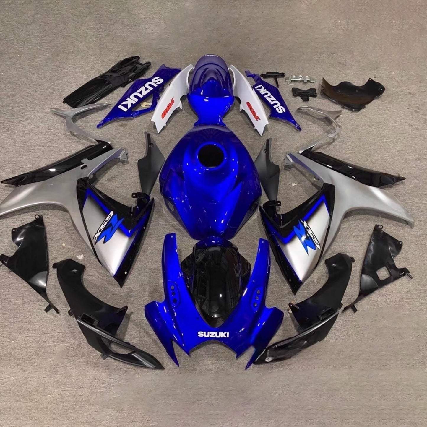 Kit carenatura iniezione plastica ABS per Suzuki GSXR 600/750 2006-2007 K6