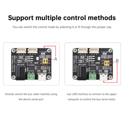 Modulo scheda driver servo bus seriale Raspberry Pi per comunicazione USB/UART ESP32
