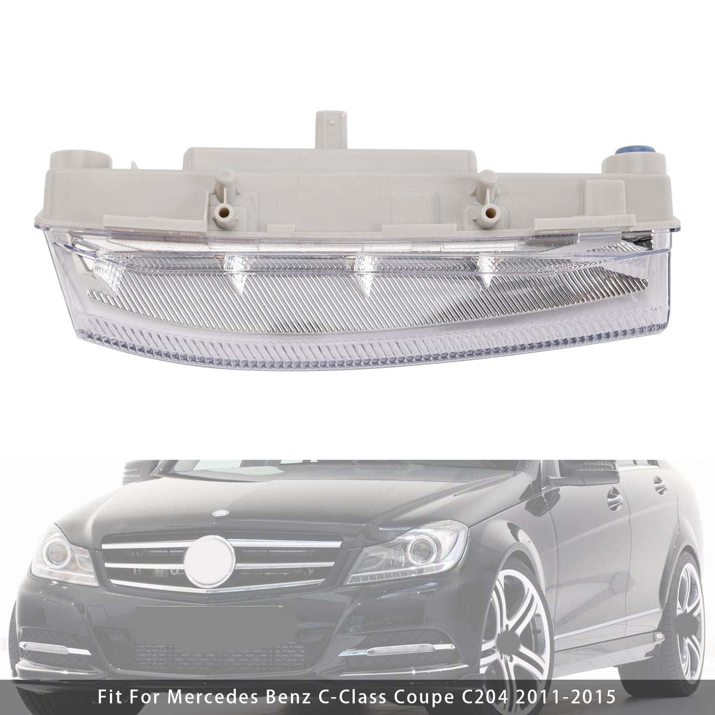 Fari fendinebbia diurni a LED lato destro per Mercedes Benz W204 S204 W212 2007-2014