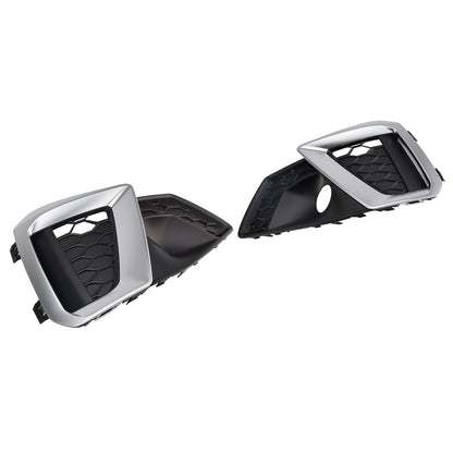 Griglia inferiore fendinebbia per paraurti anteriore Audi A4 B9.5 S-Line argento 2020-2024