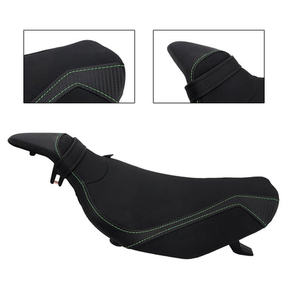 2014-2025 Per Kawasaki Z1000 2024 Per Kawasaki Z1000 Sella anteriore per pilota Raider Sella passeggero Verde2 Rosso