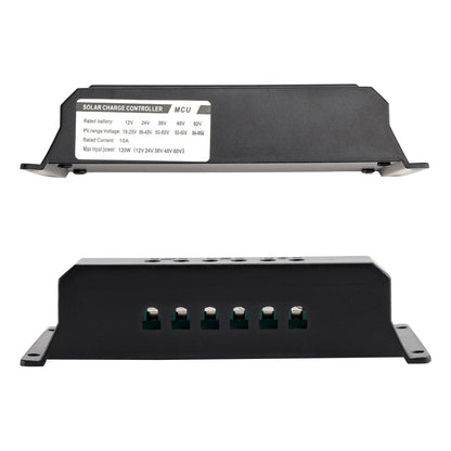 Regolatore solare PWM 12V-60V Visualizzazione corrente Controllo luce solare stradale 0V Avvio