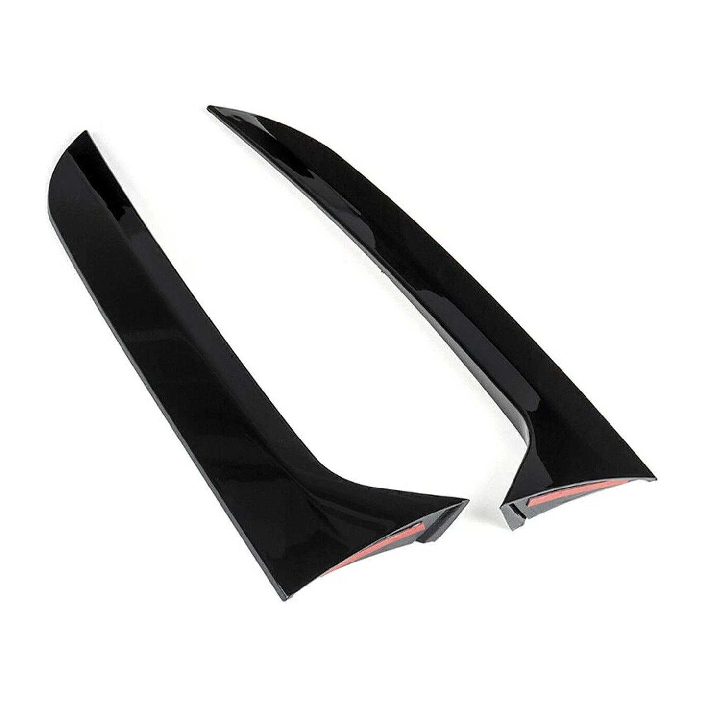 Spoiler laterali per lunotto posteriore nero lucido per VW Tiguan MK1 2007-2016