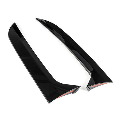 Spoiler laterali per lunotto posteriore nero lucido per VW Tiguan MK1 2007-2016