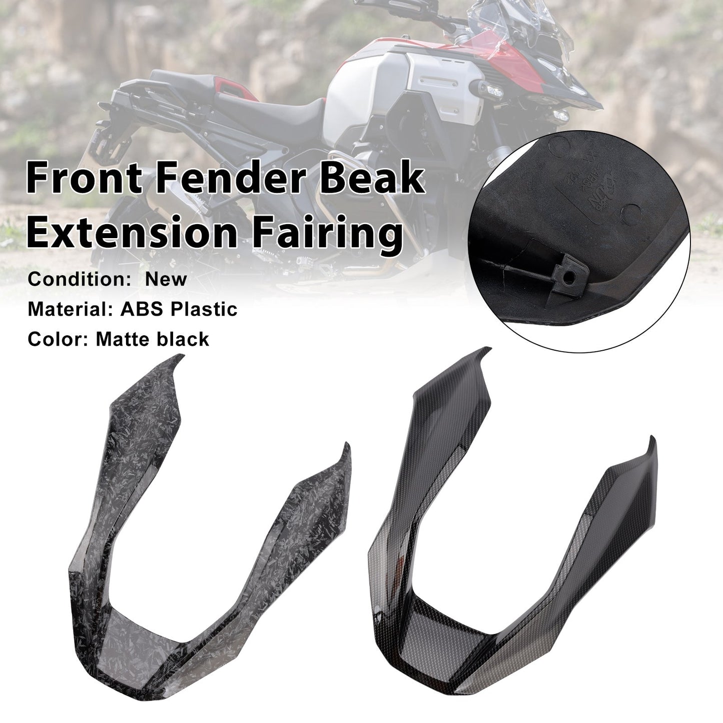 Carenatura di estensione del becco del parafango anteriore BMW R1300GS 2024-2025