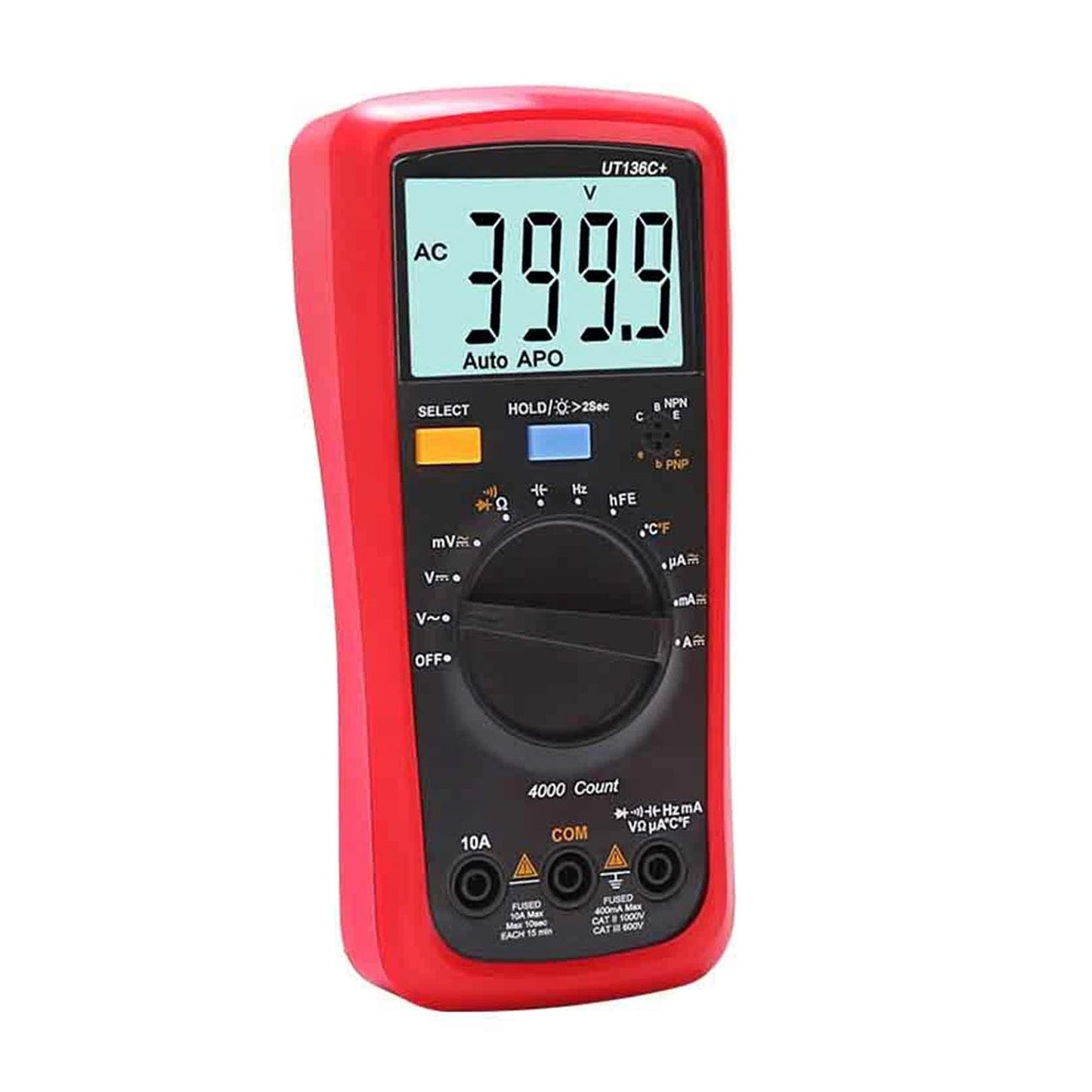 Multimetro digitale UT136C+ Tester Voltmetro CC Amperometro Ohm