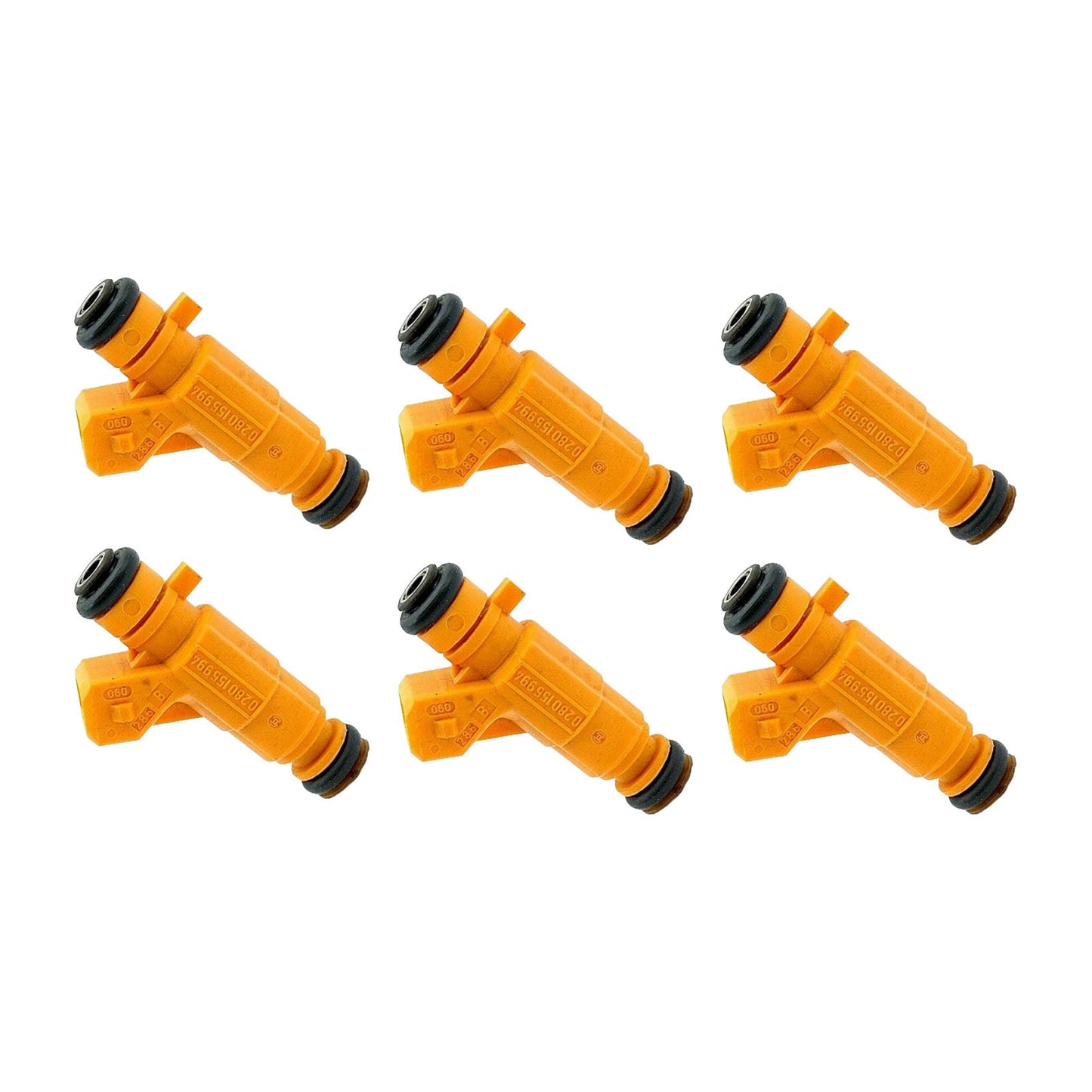 6 iniettori di carburante per Peugeot 607 e Renault Clio II 2000-02 0280155994