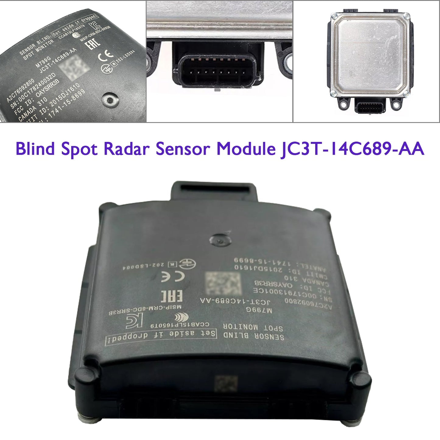 Modulo sensore di monitoraggio dell'angolo cieco JC3T-14C689-AA per Ford F150 F250 Super Duty