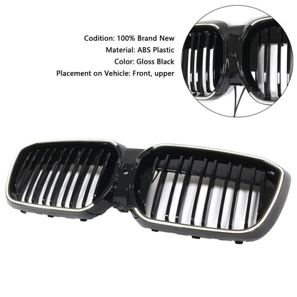 Griglia anteriore a doppio rene nera lucida BMW IX3 G08 LCI 2022-2024