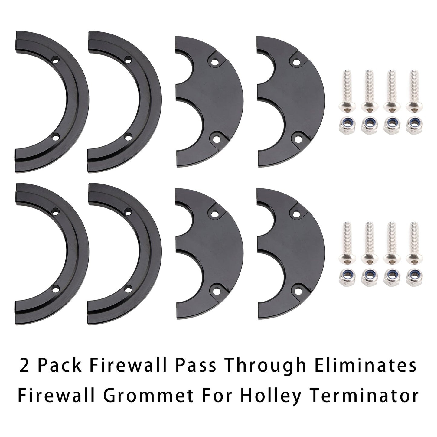 Il passante firewall da 2 pezzi elimina il passacavo firewall per il terminatore Holley