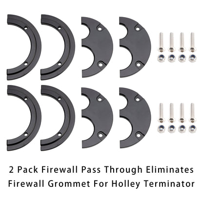 Il passante firewall da 2 pezzi elimina il passacavo firewall per il terminatore Holley