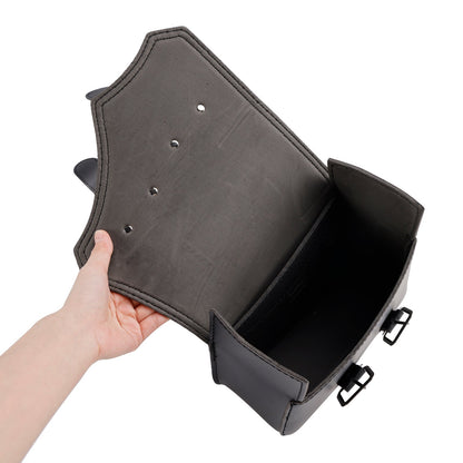 Borsa da sella laterale, borsa da sella, borsa portaoggetti nera 21L per moto