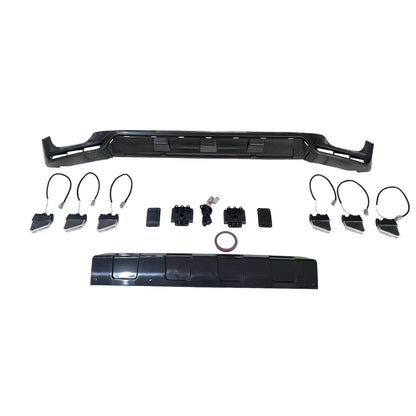 Diffusore anteriore per paraurti compatibile con Mercedes Benz Classe G W465 G450 G500 2025+ PP