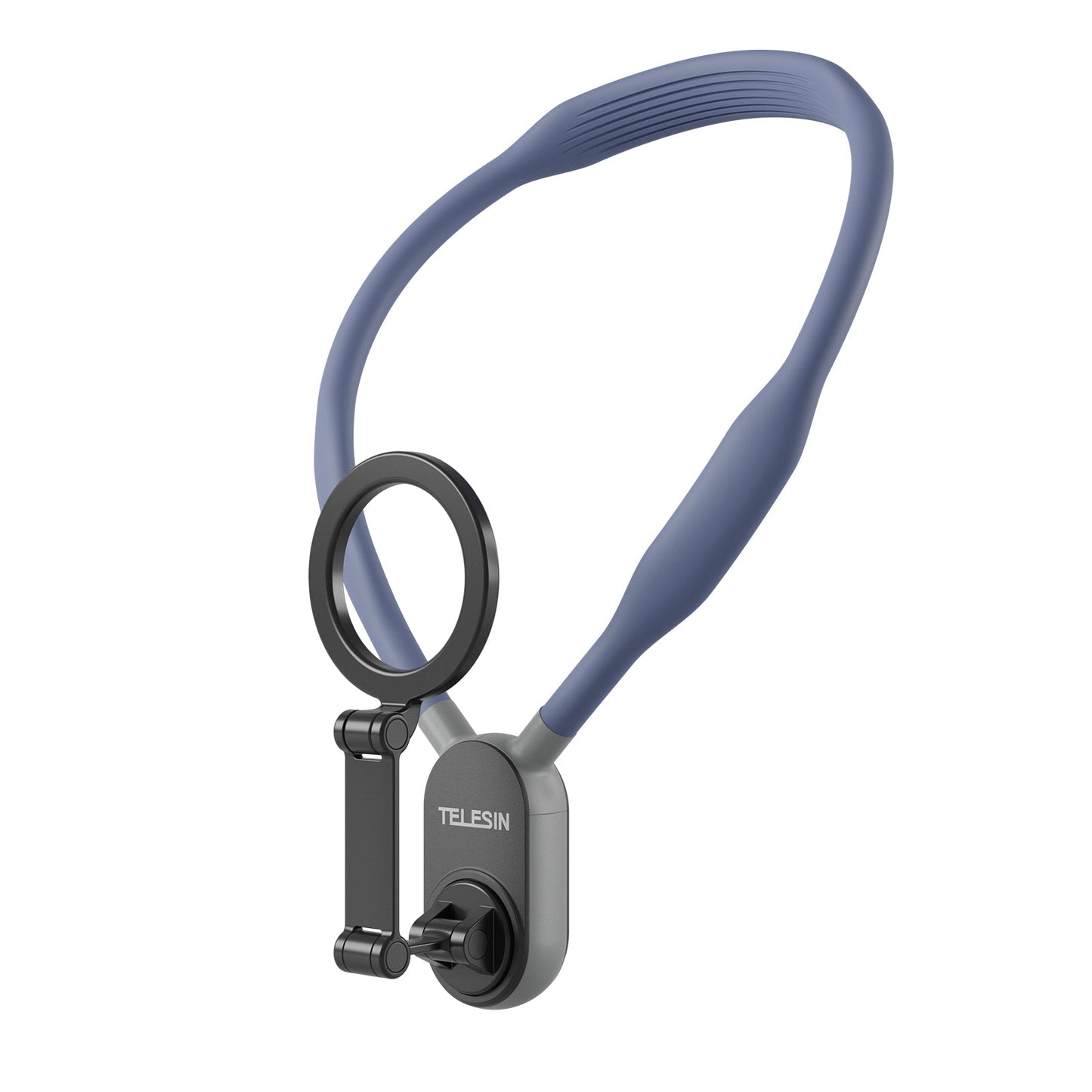 Supporto magnetico per collo con sgancio rapido e assorbimento degli urti per telefono cellulare