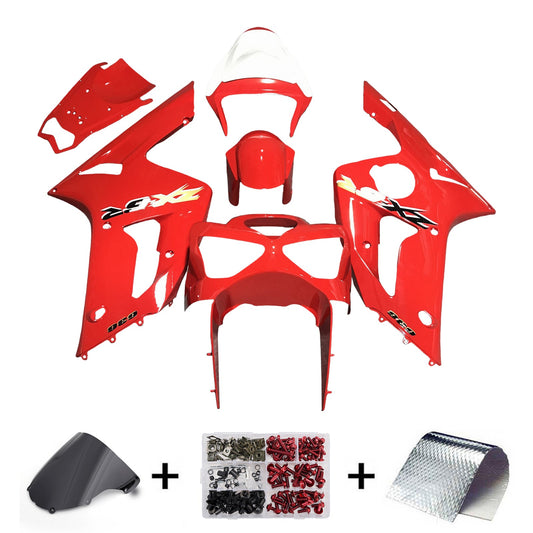 Kit carenatura iniezione in plastica ABS adatto per Kawasaki ZX6R 636 2003-2004