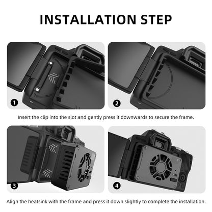 Semiconduttore radiatore fotocamera Slr ventola di raffreddamento per Sony Canon R5/R6/R7/Fuji Xt4