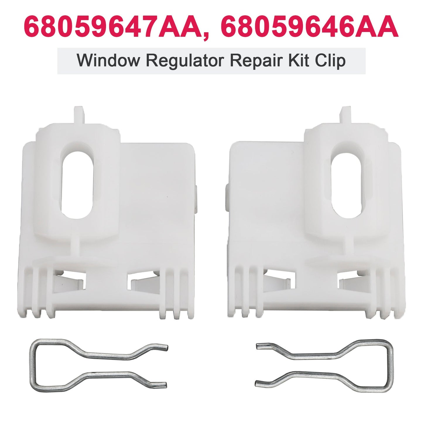 Kit di riparazione per alzacristalli posteriori sinistro e destro per Jeep Liberty 2002-2006